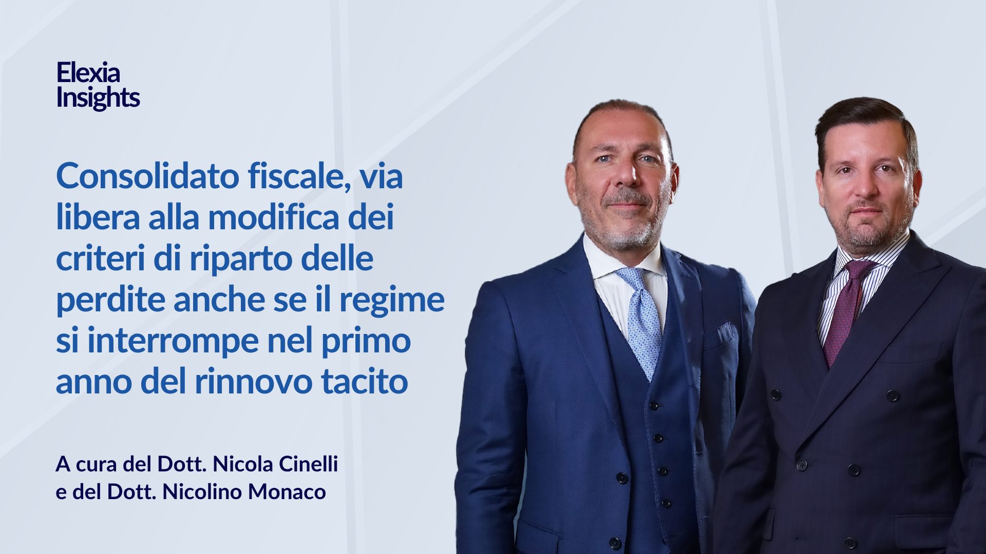 Consolidato fiscale, attribuzione delle perdite fiscali residue